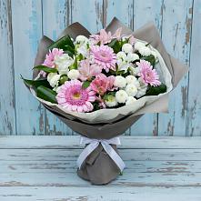 Букет цветов из:  Герберы, Альстромерии и Хризантемы #REPLACE_PRED# Крыму Ростовская область