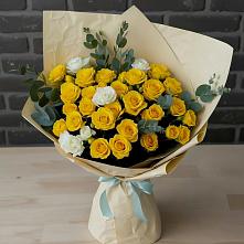 Букет цветов из:  Розы #REPLACE_PRED# Крыму Ростовская область