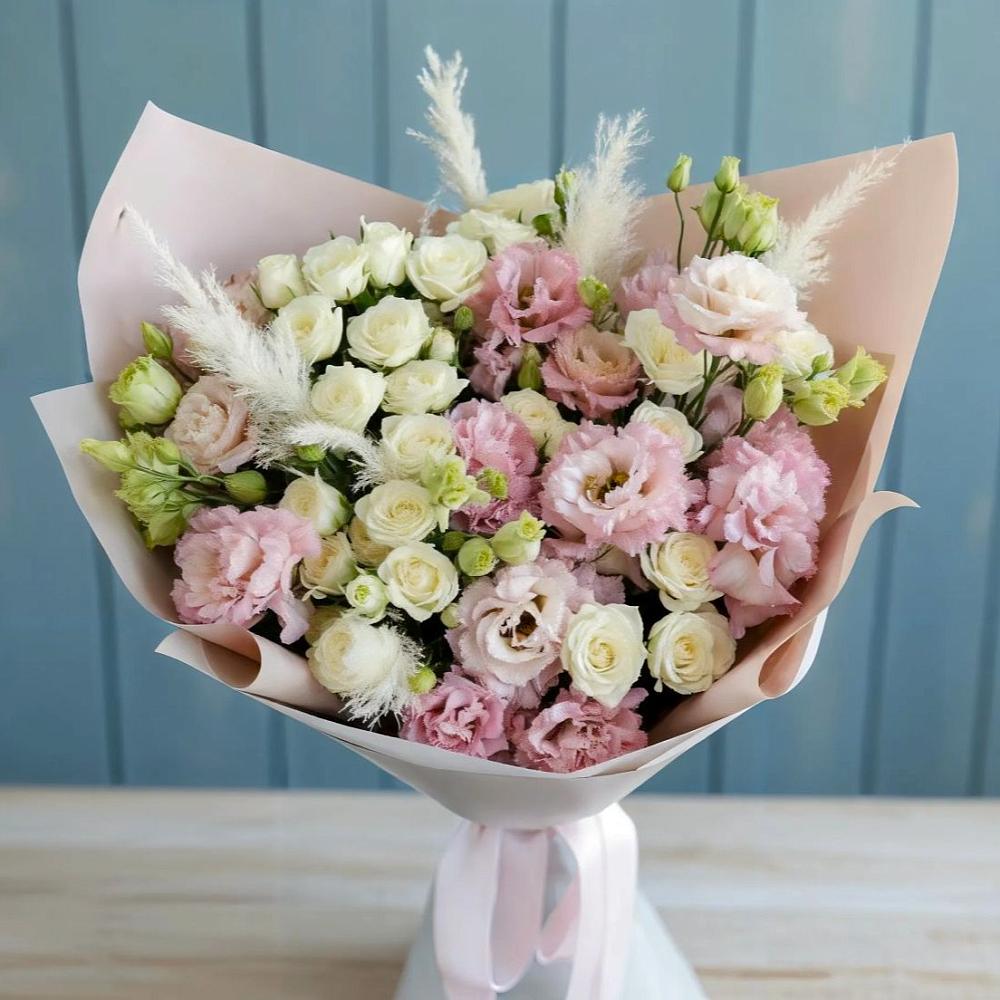 Букет цветов из: Альстромерии и Розы в Крыму Ростовская область