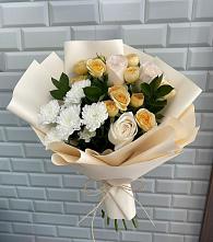 Букет цветов из:  Розы и Хризантемы в Крыму Ростовская область
