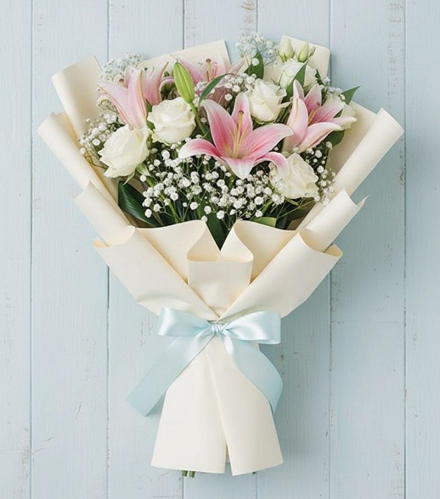 Букет цветов из: Лилии в Крыму Ростовская область