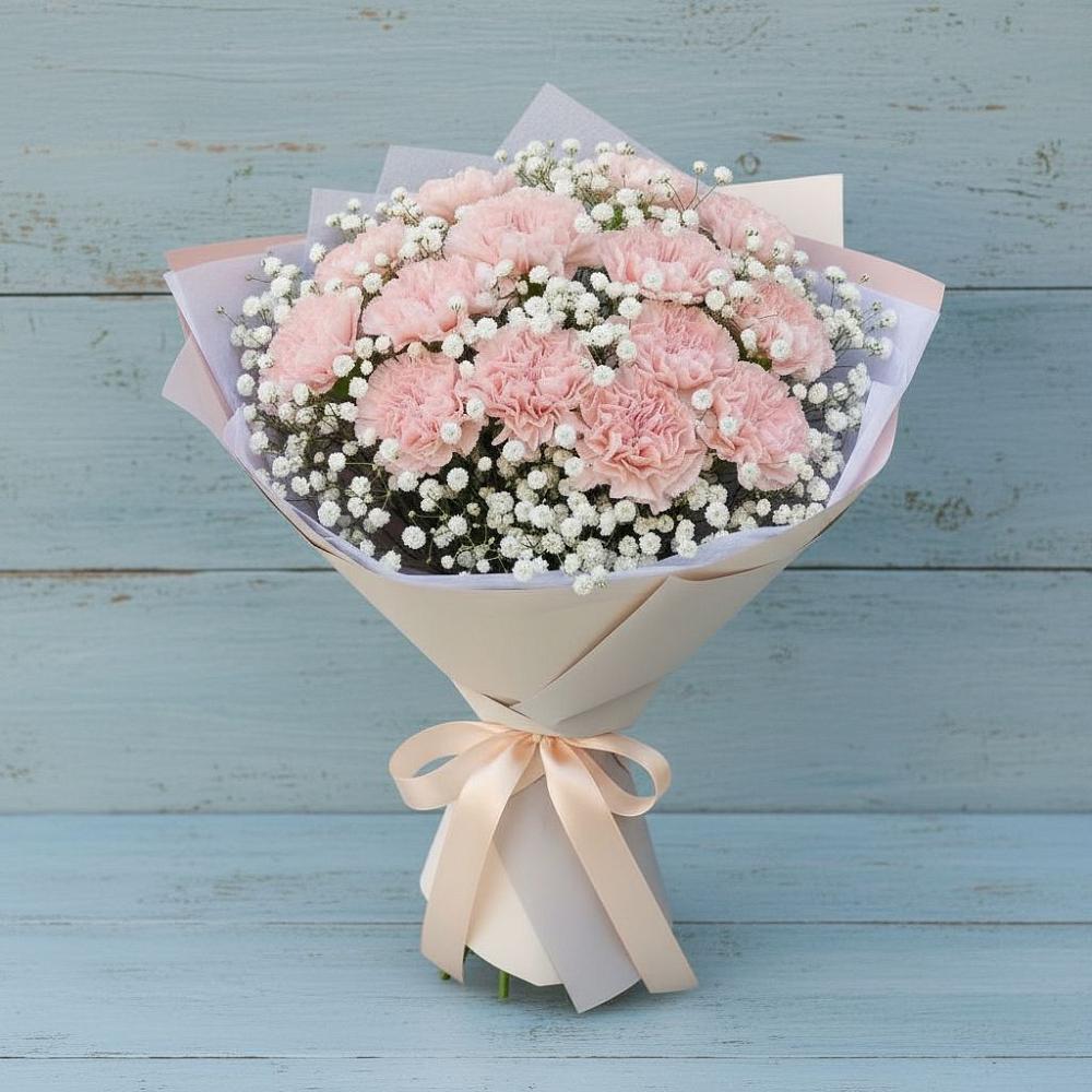 Букет цветов из: Гвоздики в Крыму Ростовская область