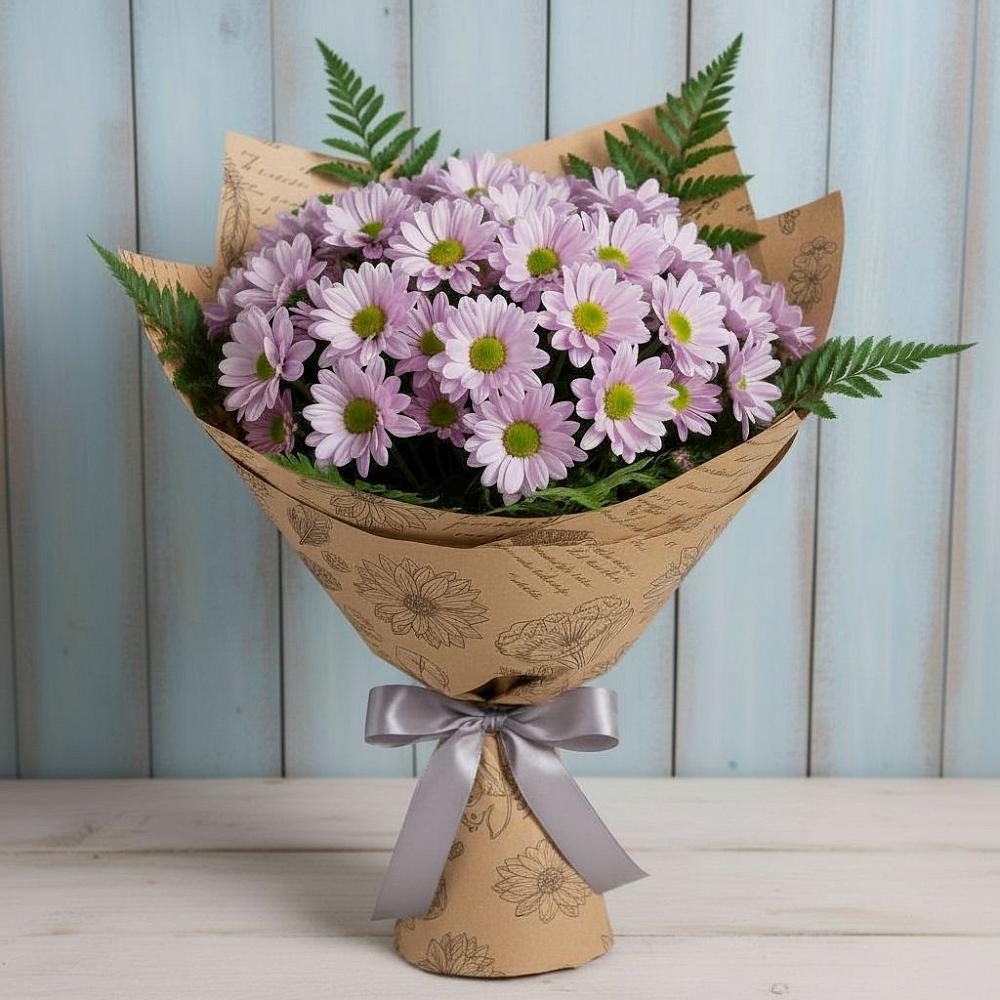 Букет цветов из: Хризантемы в Крыму Ростовская область