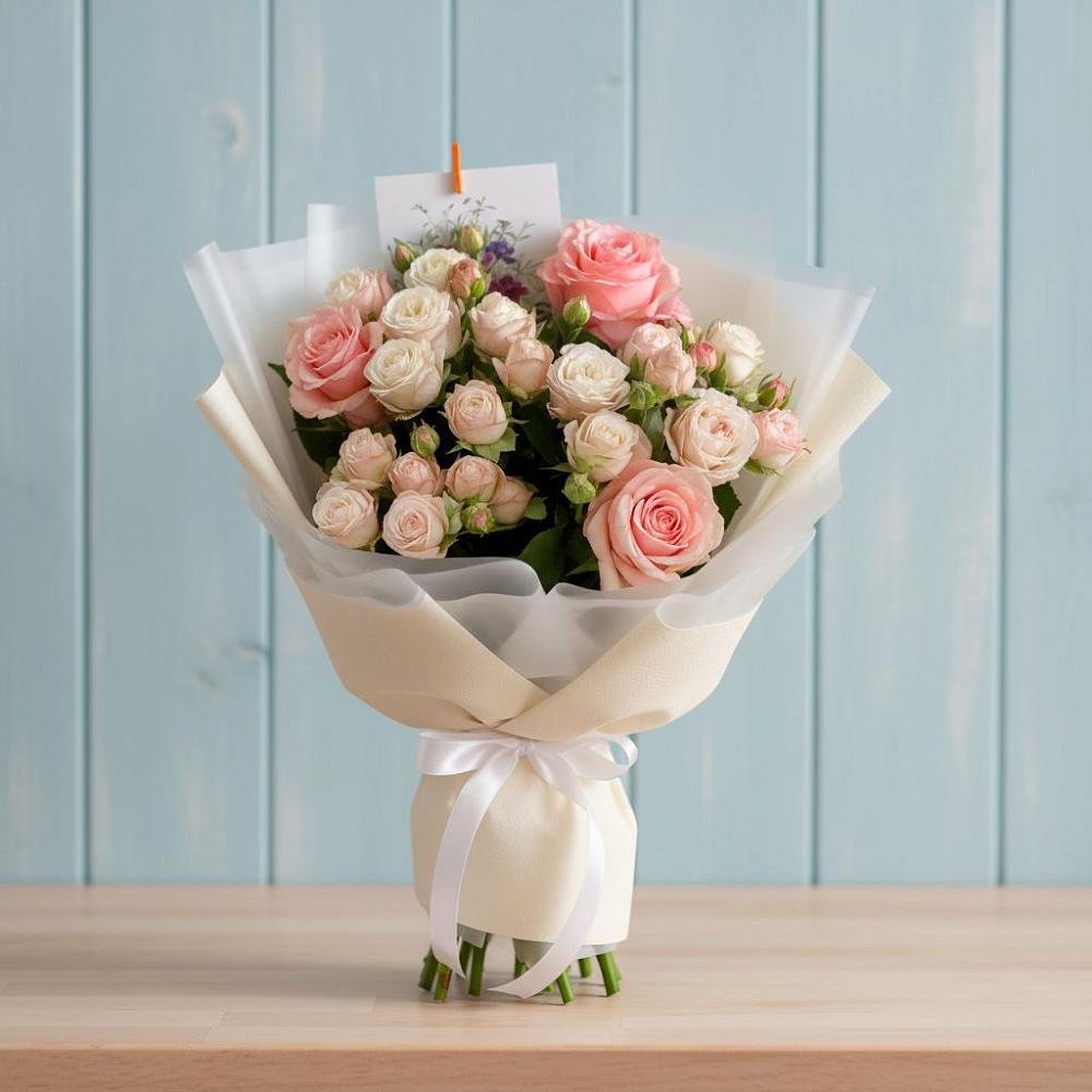 Букет цветов из: Розы в Крыму Ростовская область