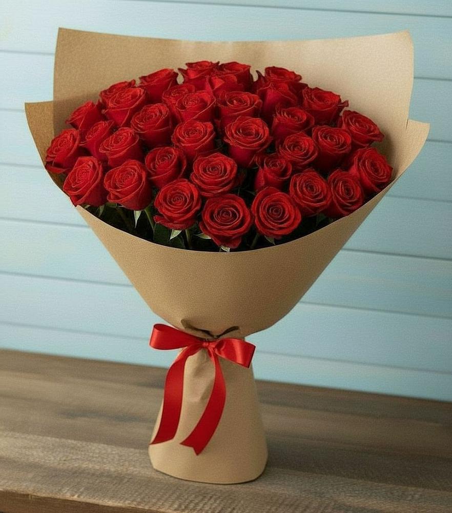 Букет Красные розы Милано в Крыму Ростовская область