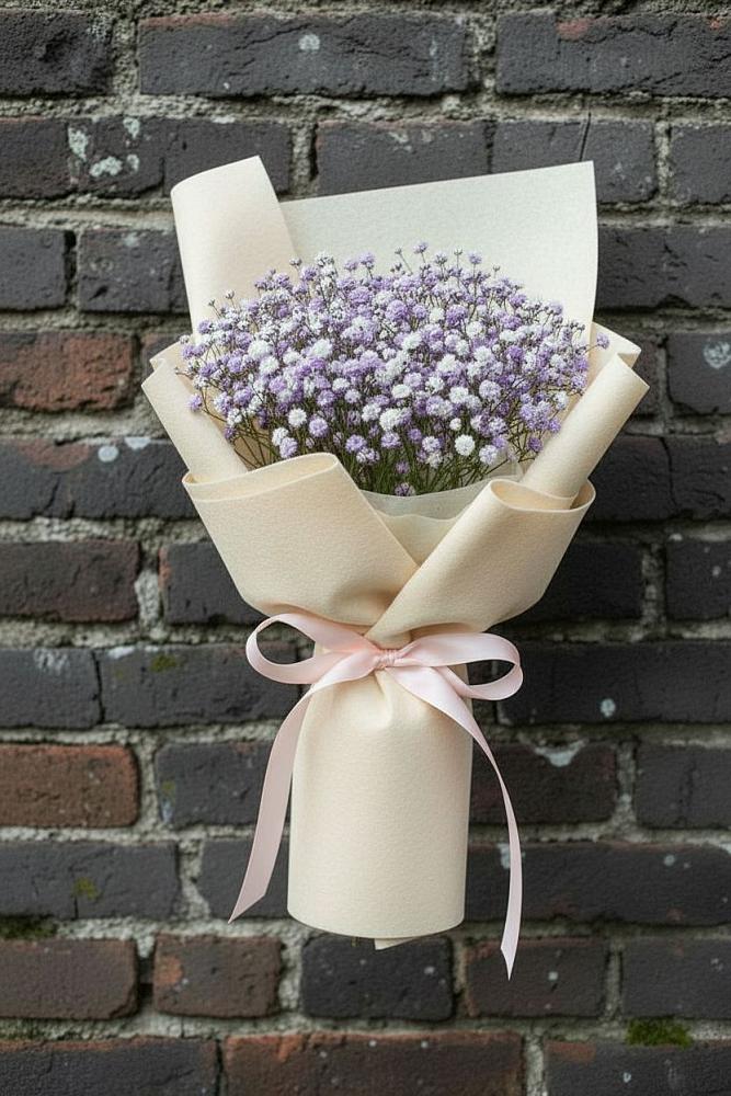 Букет цветов из: Гипсофила в Крыму Ростовская область