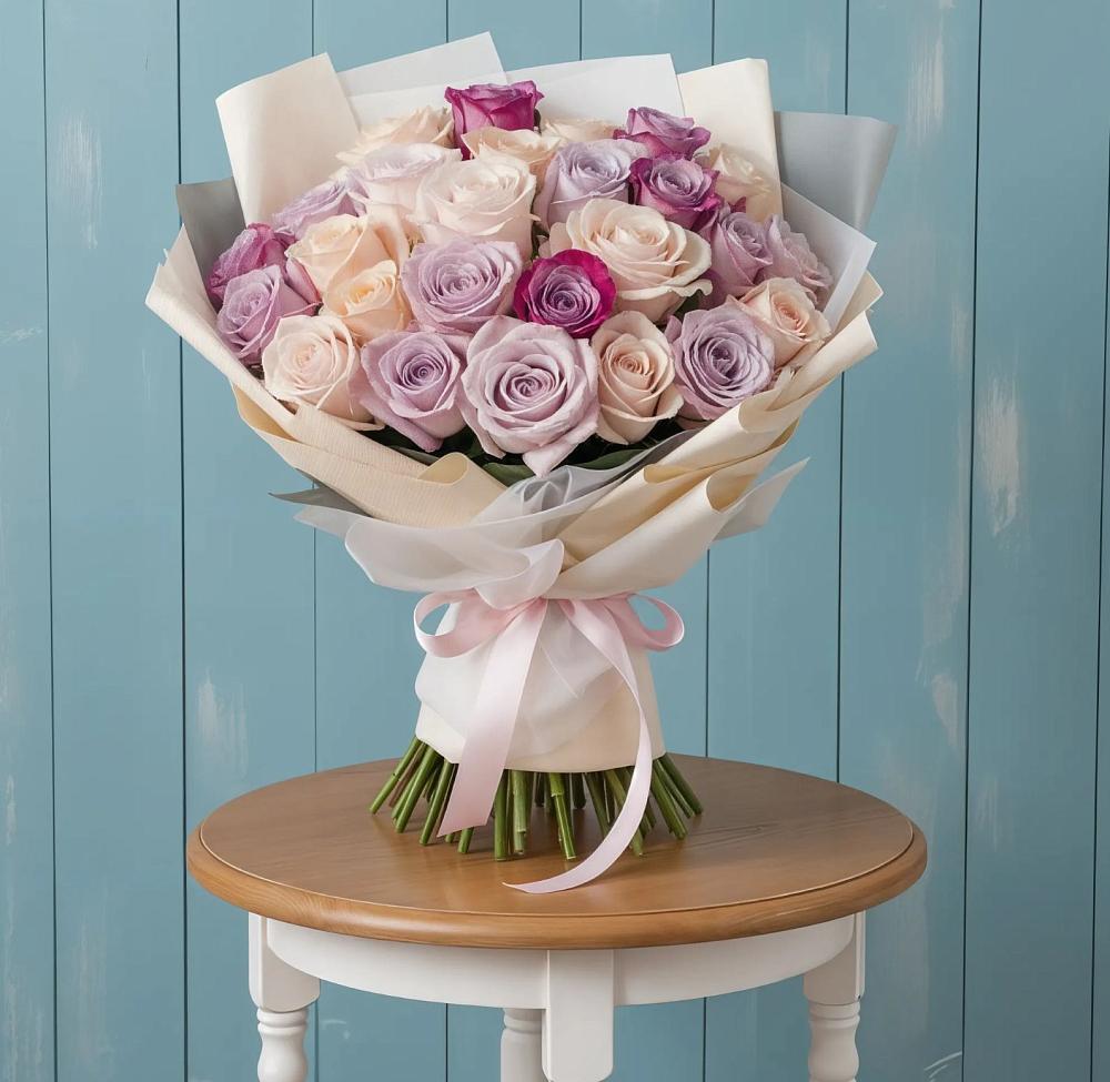 Букет цветов из: Розы в Крыму Ростовская область