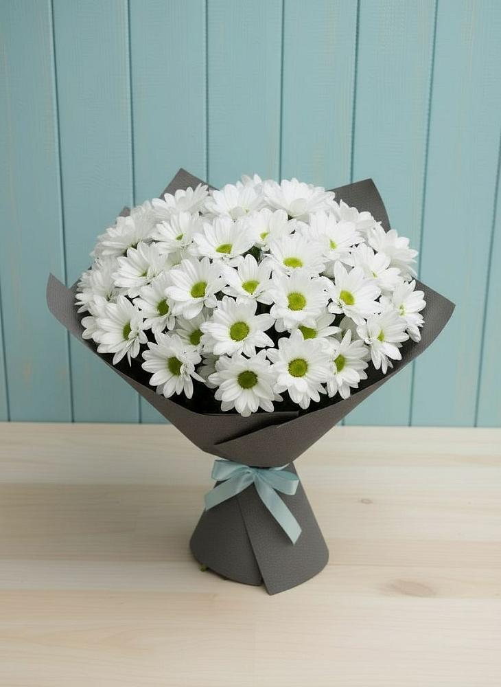 Букет цветов из: Хризантемы в Крыму Ростовская область