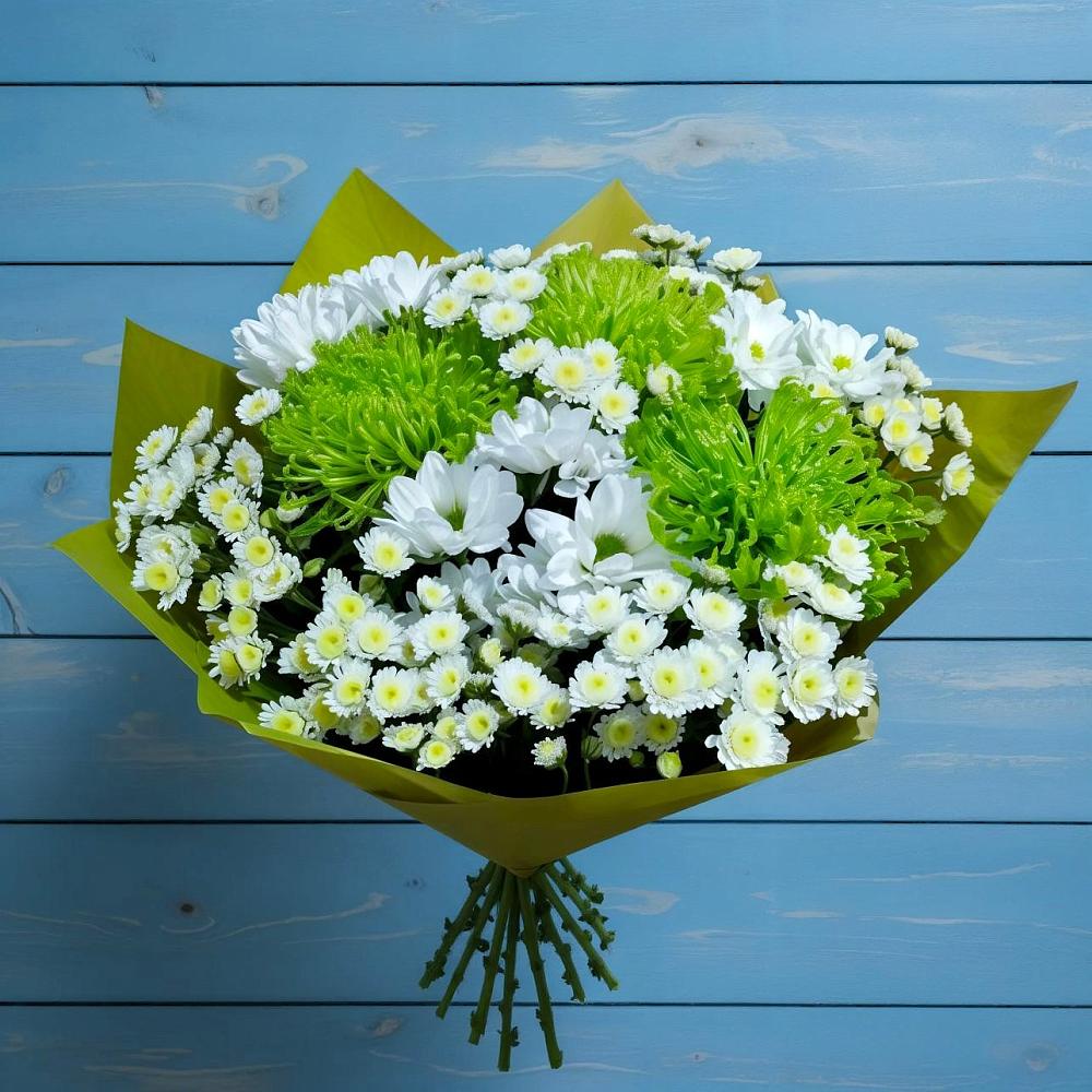 Букет цветов из: Хризантемы в Крыму Ростовская область