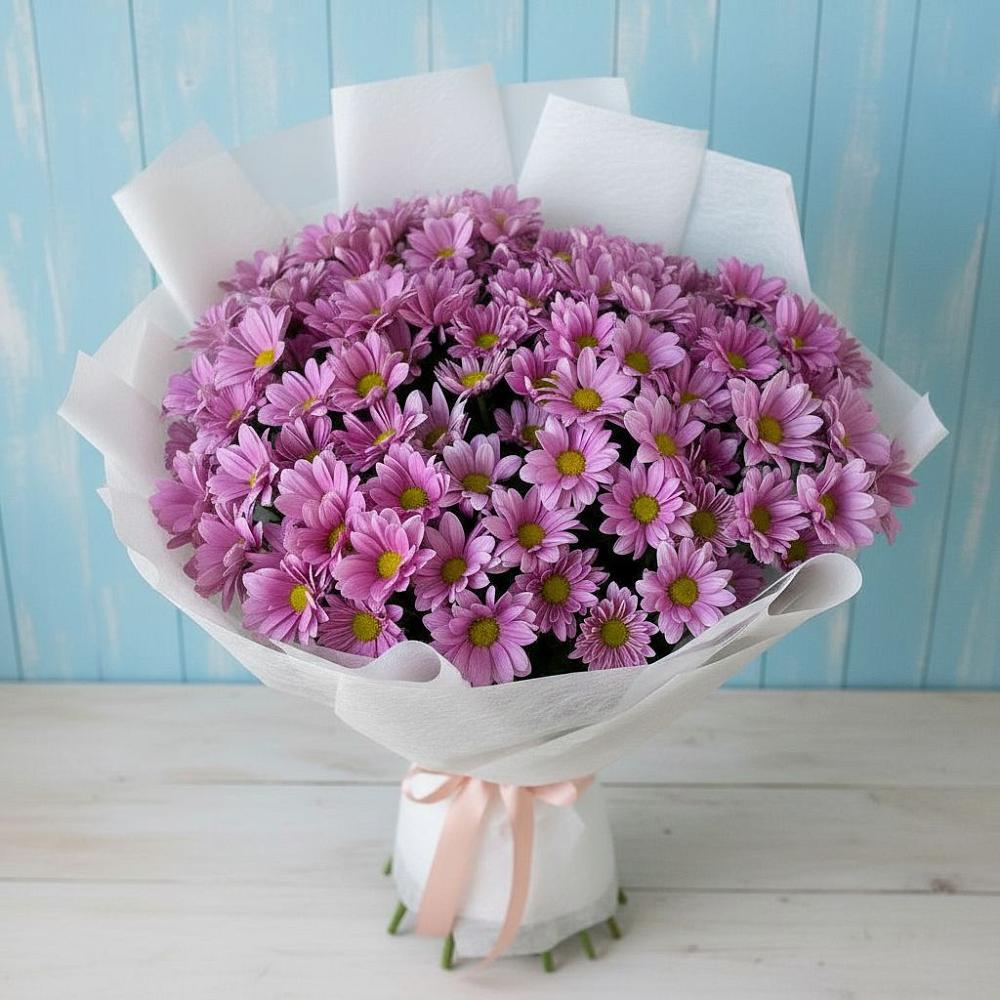 Букет цветов из: Хризантемы в Крыму Ростовская область