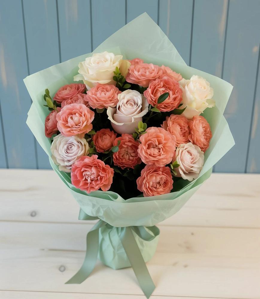 Букет цветов из: Розы в Крыму Ростовская область