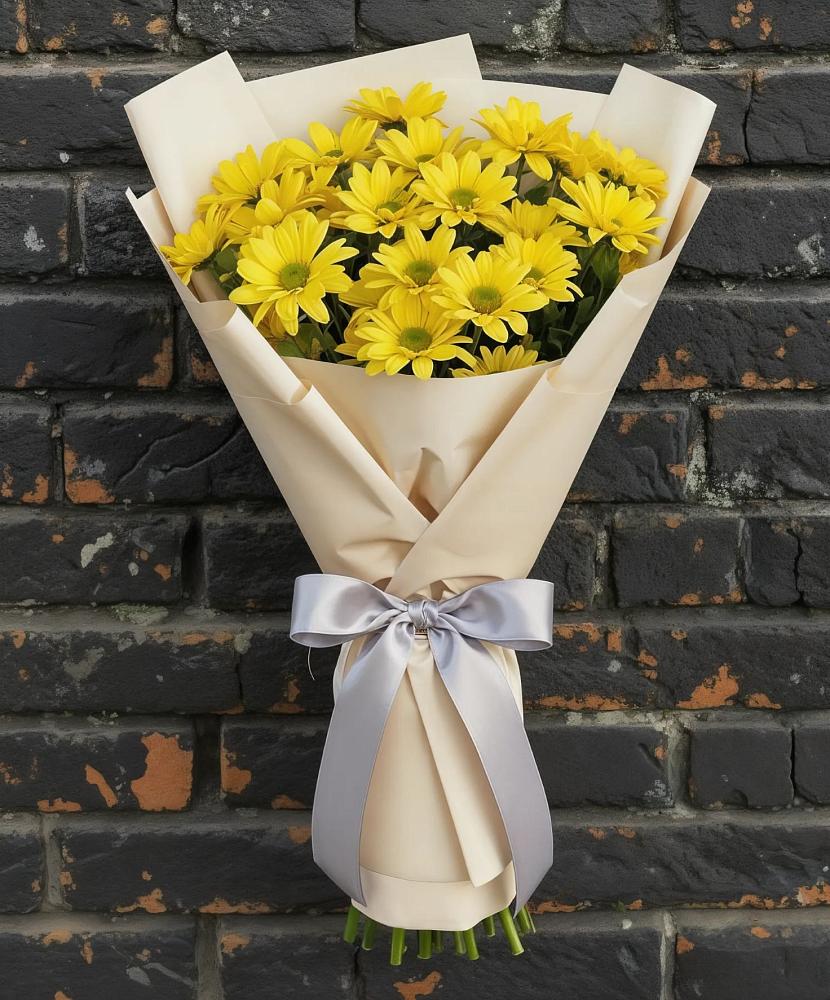Букет цветов из: Хризантемы в Крыму Ростовская область
