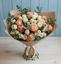 Букет цветов из:  Альстромерии и Розы в Крыму Ростовская область